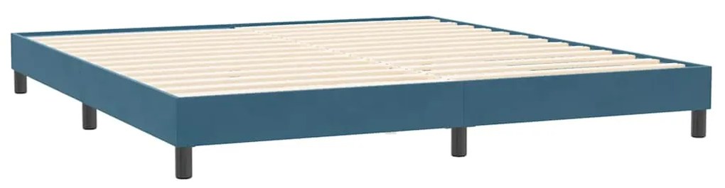 ΚΡΕΒΑΤΙ BOXSPRING ΜΕ ΣΤΡΩΜΑ ΣΚΟΥΡΟ ΜΠΛΕ 180X210 ΕΚ. ΒΕΛΟΥΔΙΝΟ 3317281