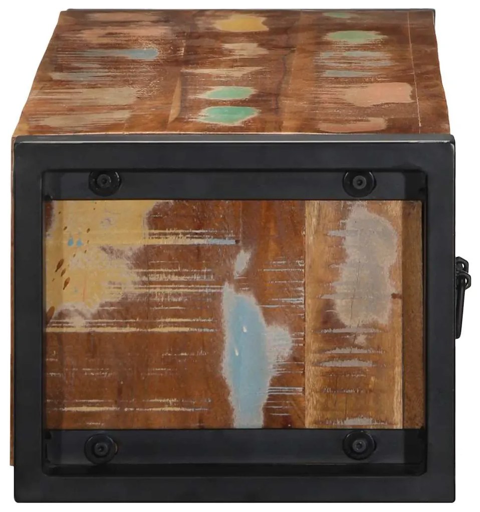 ντουλάπι τηλεόρασης vidaXL 100x30x25 cm από μασίφ ξύλο αναγεννημένο