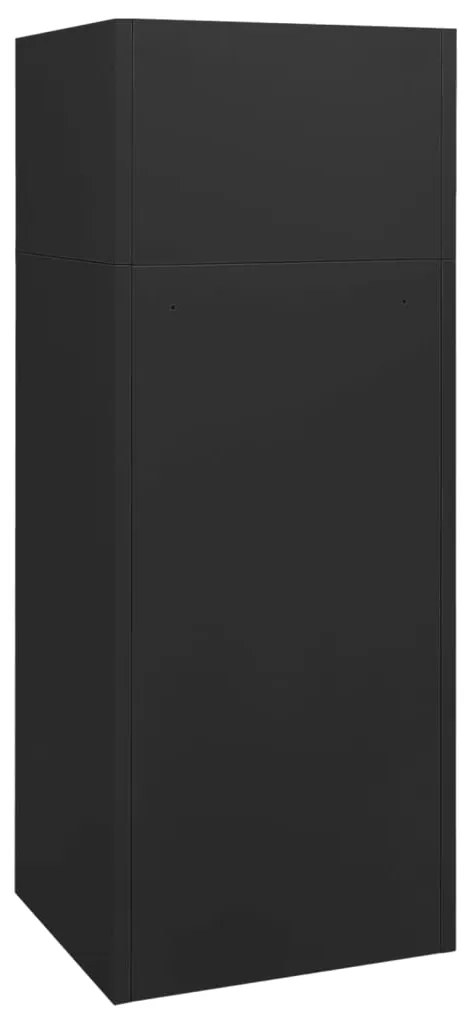 vidaXL Ντουλάπα για Σέλα Ανθρακί 53 x 53 x 140 εκ. Ατσάλινη