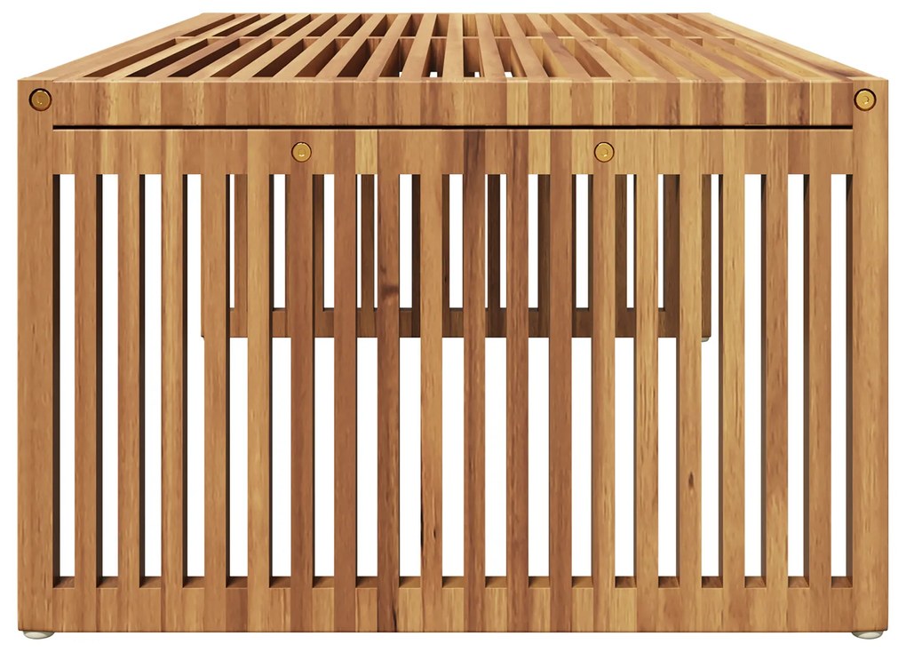 vidaXL Τραπεζάκι κήπου 110x55x35.5 εκ. Μασίφ ξύλου teak