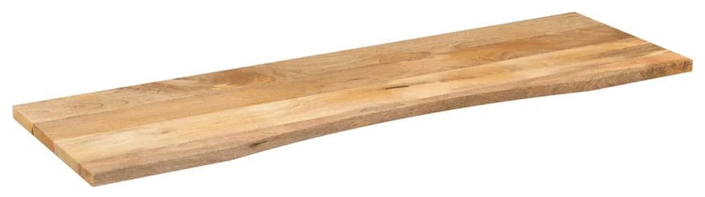 vidaXL Επιφάνεια Γραφείου Καμπύλη 160x50x2,5 εκ Μασίφ Ακατ. Μάνγκο