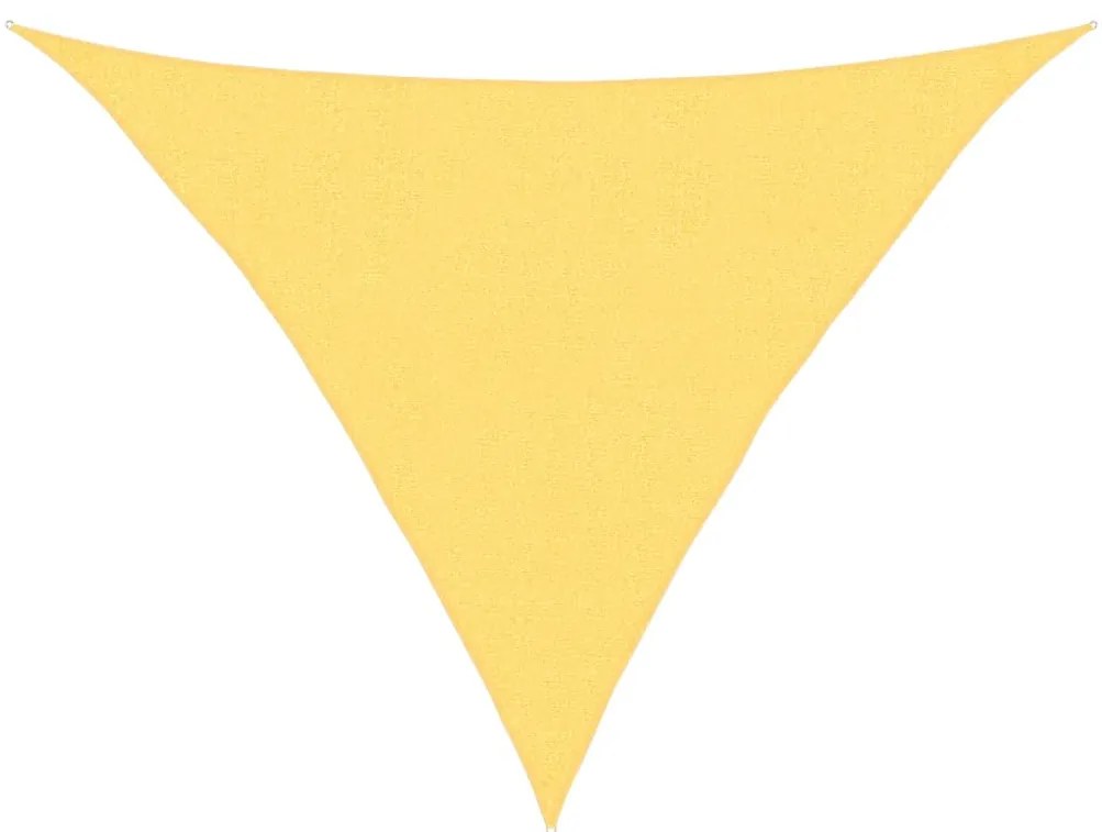 vidaXL Πανί Σκίασης Μπεζ 2,5 x 2,5 x 3,5 μ. από HDPE 160 γρ/μ²