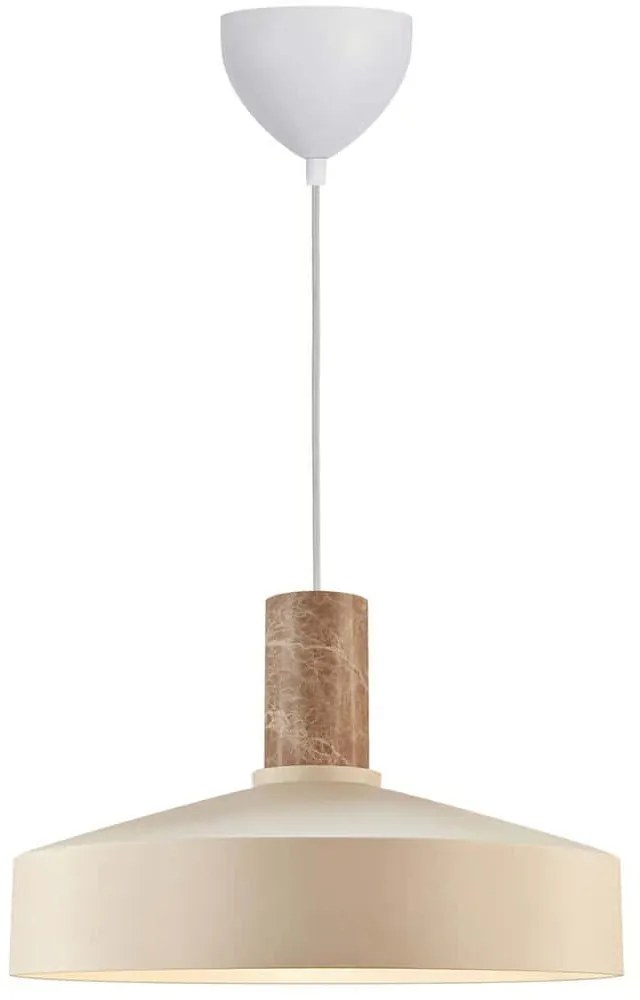 Φωτιστικό Οροφής Elvas Marble 2512013009 Φ37,5x234,5cm E27 60W Beige Nordlux