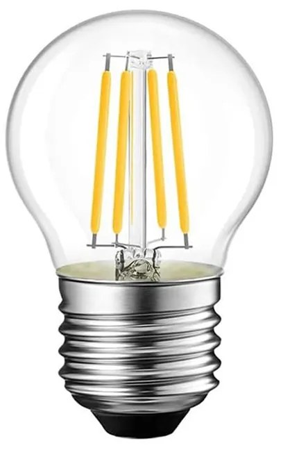 Λαμπτήρας LED G45 Bulb pakoworld 6W 2700K E27 clear