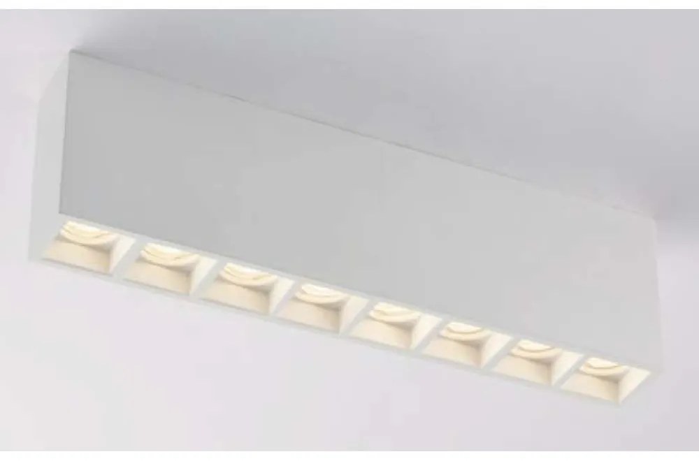 Φωτιστικό Οροφής - Πλαφονιέρα Hapis I-HAPIS-RT8 8xGU10 39x55x11cm White Intec Plaster
