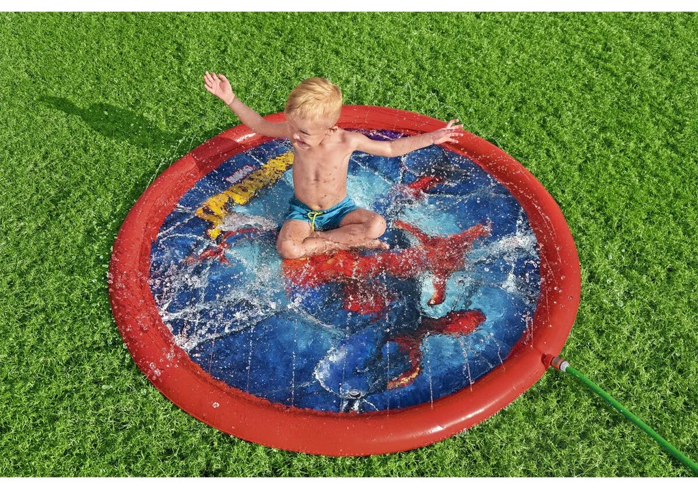 Παιχνίδι Ψεκαστήρας νερού Bestway Πλαστική ύλη Spiderman Ø 165 cm