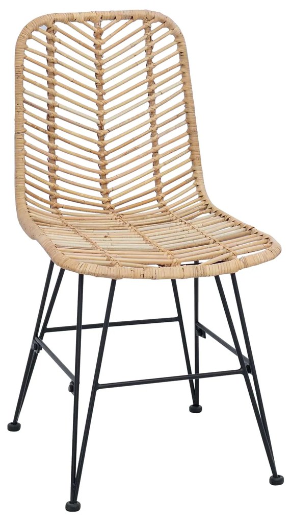 vidaXL Καρέκλα τραπεζαρίας 2 pcs Φυσικό 44 x 47 x 85 εκ.