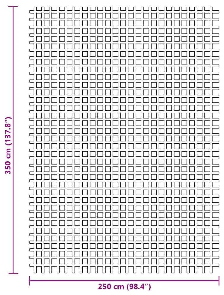 Χαλί Σκηνής Ανθρακί 3,5x2,5 μ.