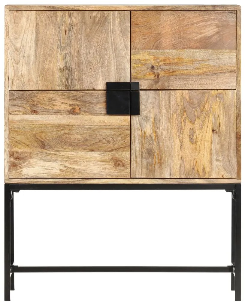 vidaXL Βιτρίνα 80 x 30 x 11400 εκ. από Μασίφ Ξύλο Μάνγκο