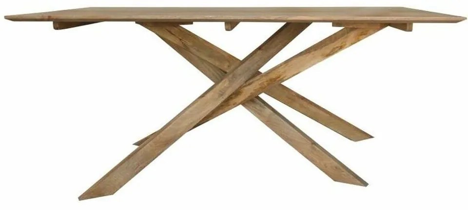 Τραπεζαρία DKD Home Decor Φυσικό Ξύλο από Μάνγκο (180 x 90 x 76 cm)