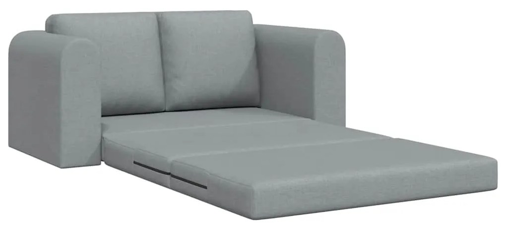 vidaXL Κρεβάτι καναπές Ανοιχτό γκρι 148 x 71 x 83 εκ. ύφασμα