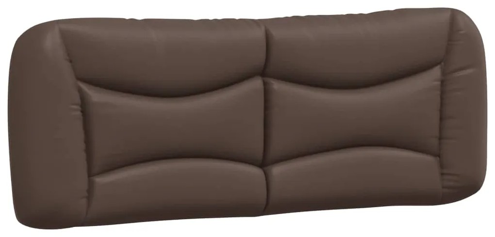 vidaXL Μαξιλάρι για Κεφαλάρι Hvar Καφέ 120 εκ. από Συνθετικό Δέρμα