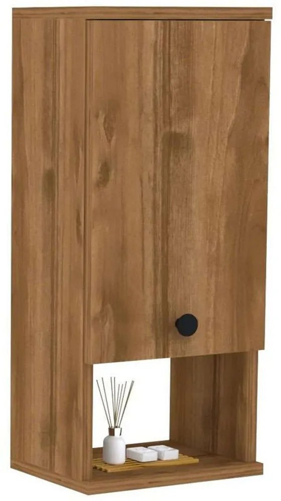 Στήλη Μπάνιου Mis 835PUQ3501 30x21,8x71cm Walnut Μοριοσανίδα, Μελαμίνη