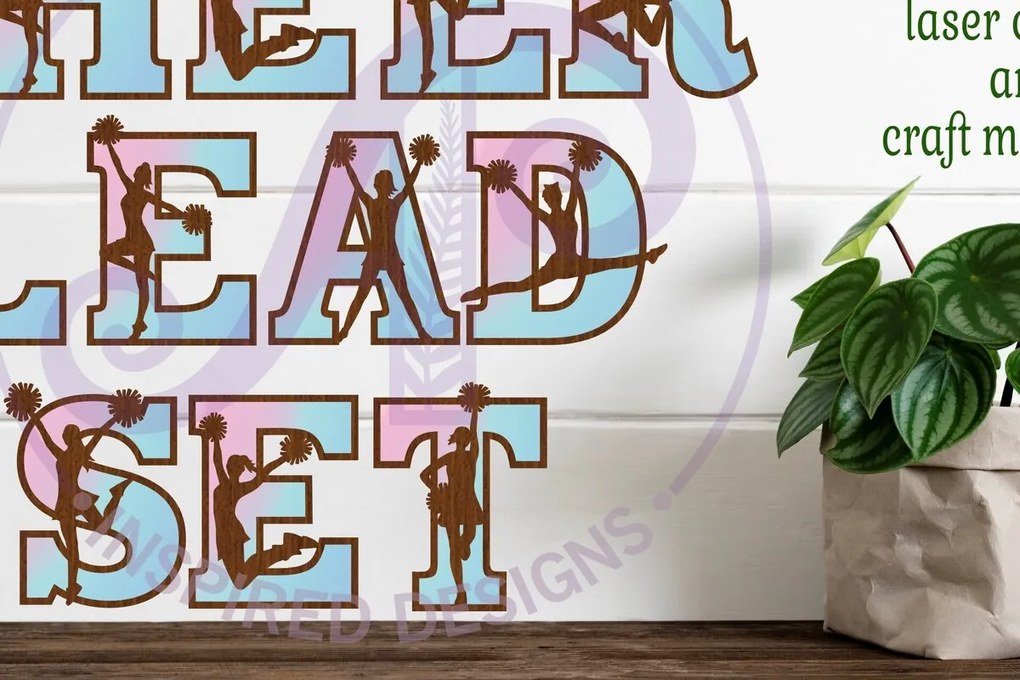 Σετ των 3 Intra απο ξύλο plywood 3mm-4mm πάχος Μαζορέτες γράμματα αλφαβήτου X 54 Δίασταση 5x5 cm INTRAFABR-108979307