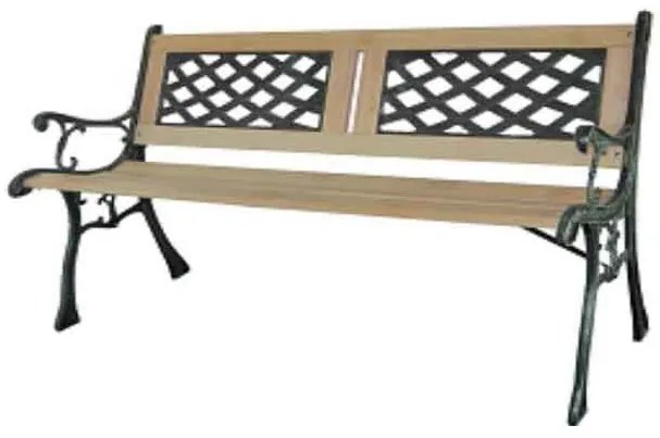 Παγκάκι Κήπου Μαντέμι 123x54cm 182-0309