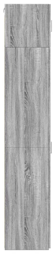 vidaXL Ντουλάπι Αποθήκευσης Στενό Δρυς 45x42,5x225 εκ. Επεξεργ. Ξύλο