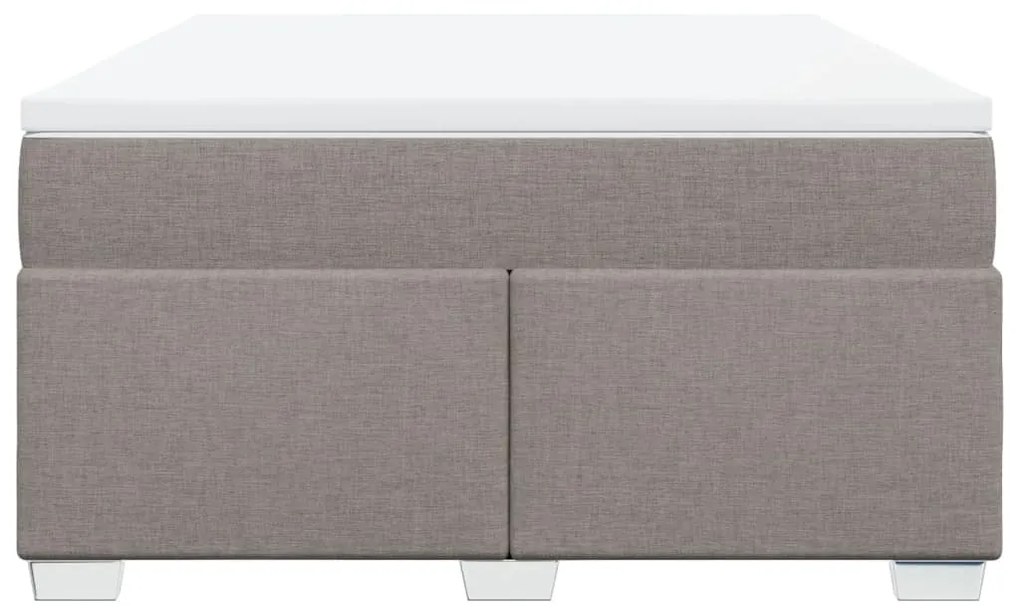 ΚΡΕΒΑΤΙ BOXSPRING ΜΕ ΣΤΡΩΜΑ TAUPE 160X200 ΕΚ. ΥΦΑΣΜΑΤΙΝΟ 3285148