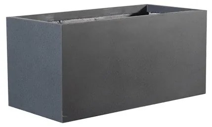 Γλάστρα Πήλινη Ορθογώνια Solid Μαύρη M 60x30x30 εκ. B-2170-8 Supergreens-B-2170-8-Μαύρο B-2170-8