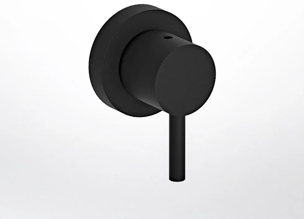 Eurorama Tonda Black Matt Μίκτης Εντοιχισμού 3 Εξόδων με Εκτροπέα R4751-400