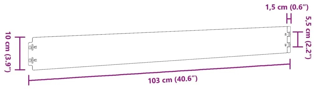 ΜΠΟΡΝΤΟΥΡΕΣ ΓΚΑΖΟΝ 10ΤΕΜ ΑΝΘΡΑΚΙ 10X103ΕΚ ΑΤΣΑΛΙ ΣΚΛΗΡΥΘΕΝ ΑΕΡΑ 821890