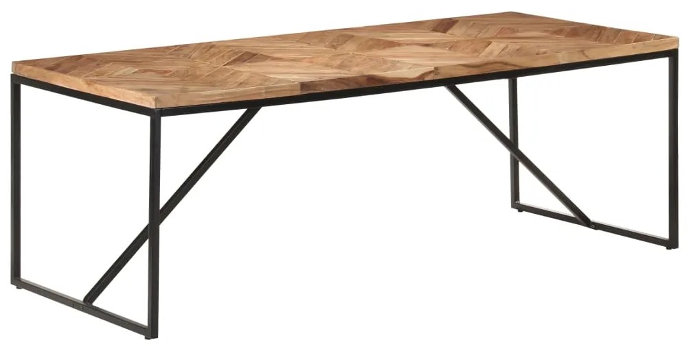 vidaXL Τραπεζαρία 200 x 90 x 76 εκ. από Μασίφ Ξύλο Ακακίας/Μάνγκο