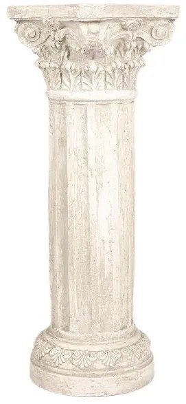 Ανθοστήλη Τσιμεντένια 28x28x80 εκ. 9100-5 Supergreens-9100-5-Μπεζ 9100-5