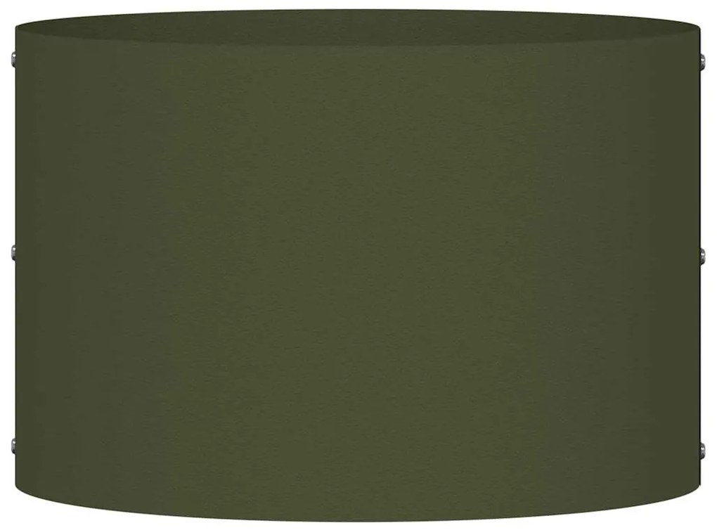 vidaXL Ζαρντινιέρες κήπου 5 pcs Λαδί 30 x 30 x 20 cm Ατσάλι