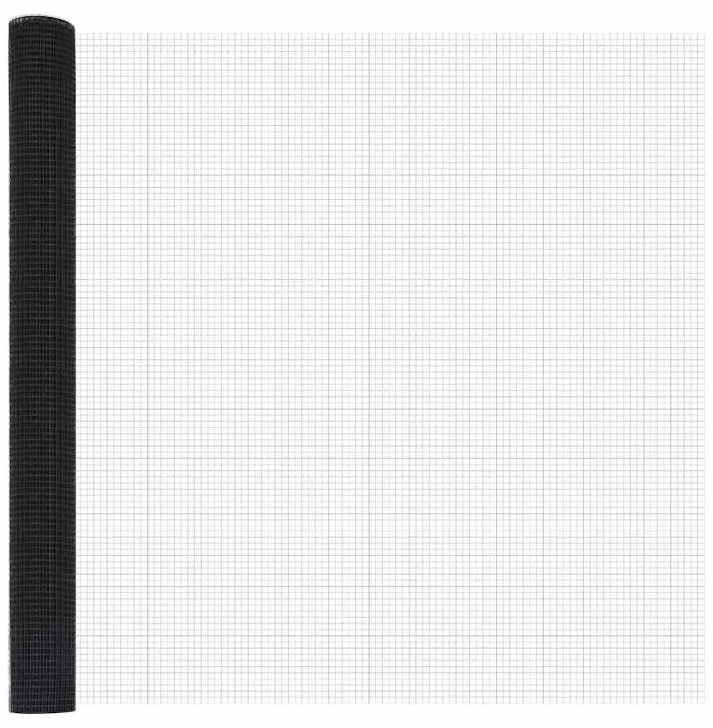 vidaXL Στύλος Περιφράξεων Γκρι 50 x 1,5 m (12 x 12 mm πλέγμα)