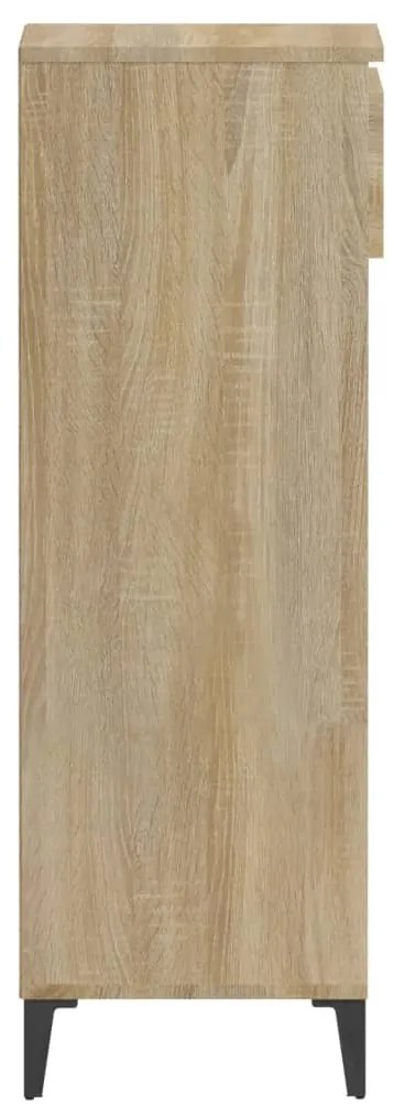 vidaXL Παπουτσοθήκη Sonoma Δρυς 40 x 36 x 105 εκ. Επεξεργασμένο Ξύλο