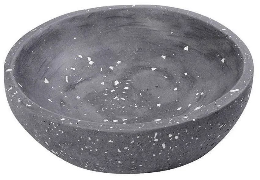 Διακοσμητικό Μπωλ TZB121 Φ25x7cm Grey Espiel Τσιμέντο