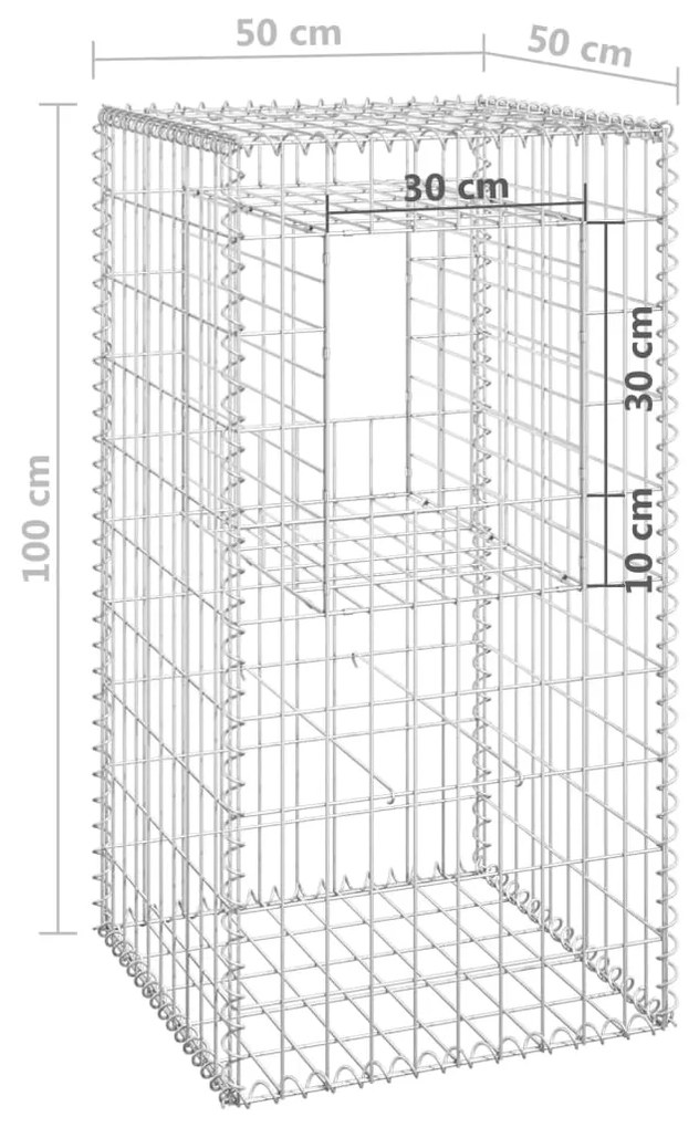 ΣΥΡΜΑΤΟΚΙΒΩΤΙΑ ΣΤΥΛΟΙ 2 ΤΕΜ. 50 X 50 X 100 ΕΚ. ΣΙΔΕΡΕΝΙΟΙ 151269