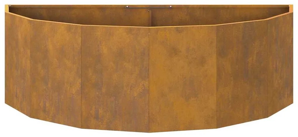 vidaXL Γλάστρα Σκ rusty 120 x 60 x 35 cm Ατσάλι Σκληρυθέν στον Αέρα