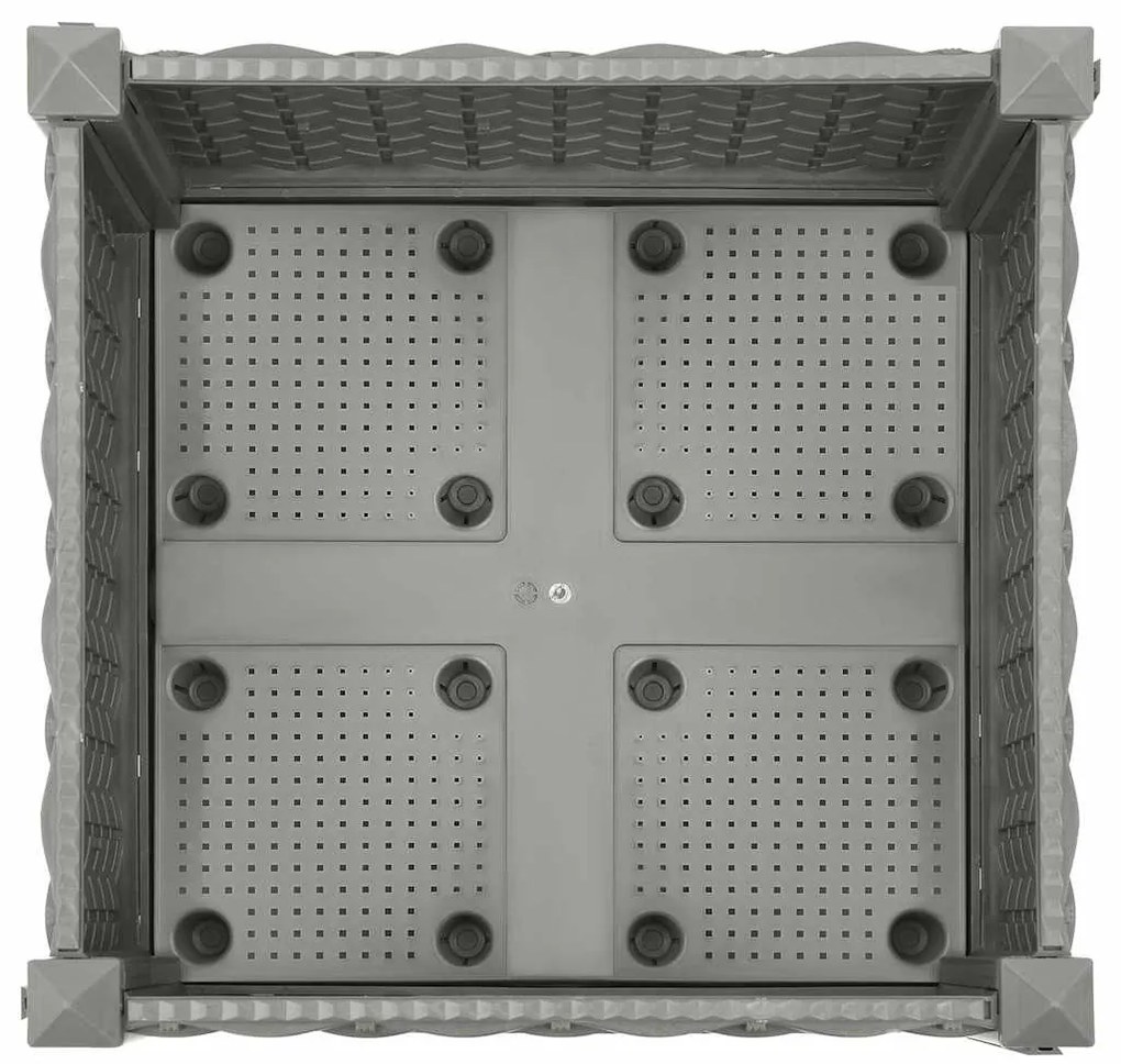 vidaXL Ζαρντινιέρα 40 x 40 x 23 εκ. από Πολυπροπυλένιο