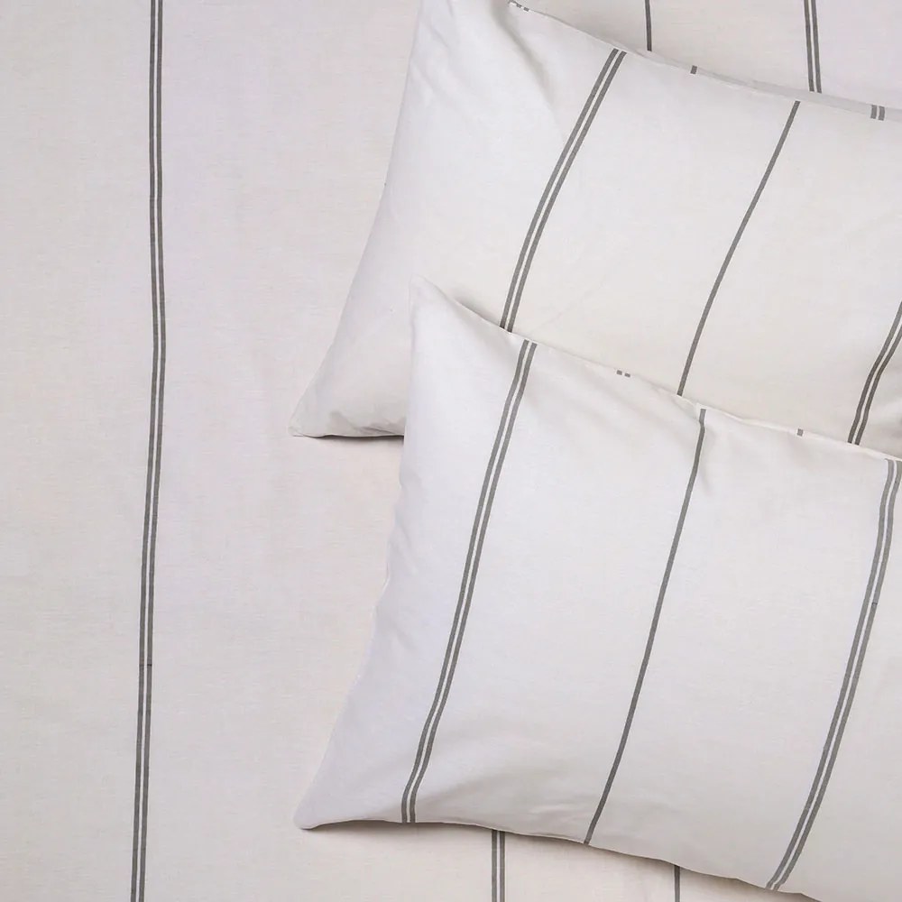Σεντόνι King Size (Σετ 3τμχ) Melinen Ultra Line Noah Grey