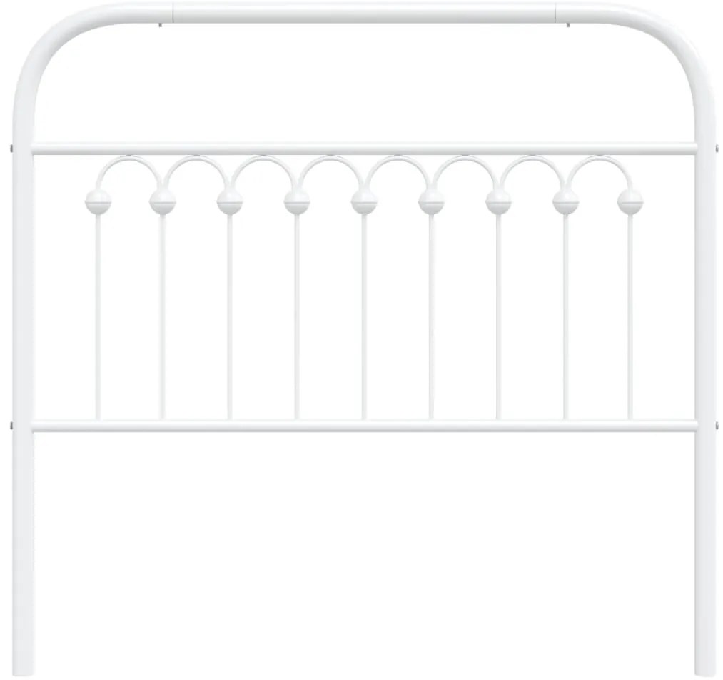 vidaXL Κεφαλάρι Λευκό 100 εκ. Μεταλλικό