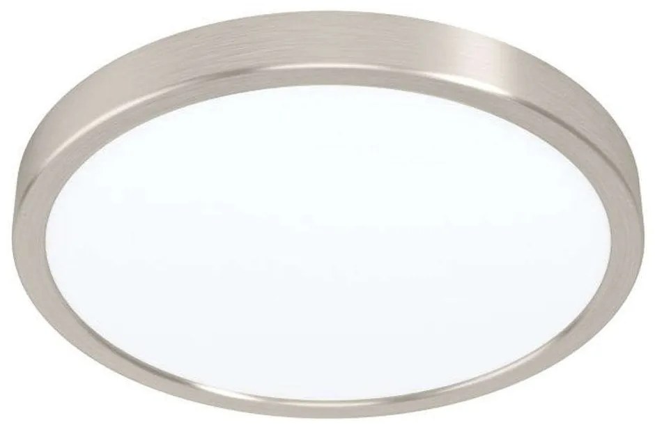 Φωτιστικό Οροφής-Πλαφονιέρα Fueva-Z 98845 28,5x2,8cm Dimmable Led 19,5W Satin Nickel Eglo Steel,Plastic