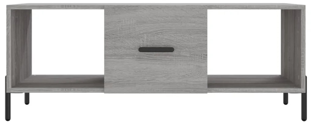 vidaXL Τραπεζάκι Σαλονιού Γκρι Sonoma 102x50x40 εκ. Επεξεργασμένο Ξύλο