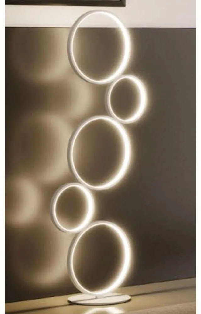 Φωτιστικό Δαπέδου Fredy LED-FREDY-PT5 36W Led 46,3x117cm White Luce Ambiente Design Aluminium
