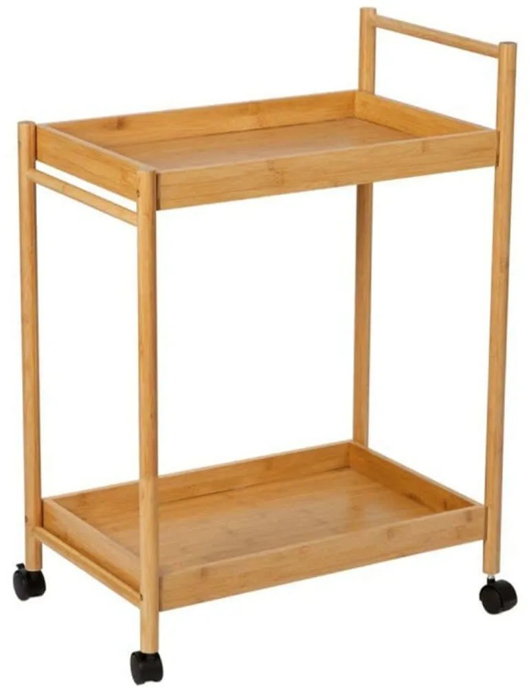 Τρόλεϊ Κουζίνας AH-CC72005 58x36x80cm Natural Andrea House Bamboo