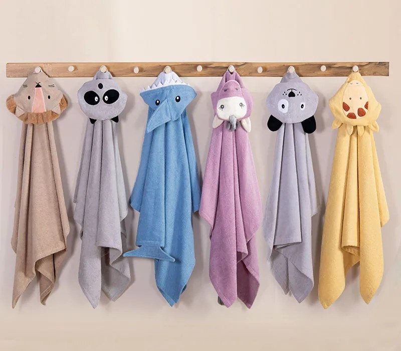 Βρεφική Κάπα Baby Racoon Grey 70x120 - Nef-Nef Homeware