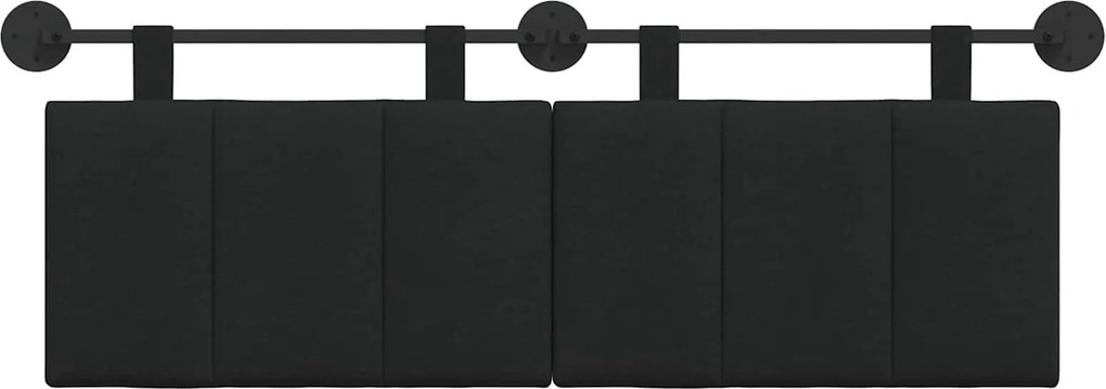 vidaXL Κρεμαστό Κεφαλάρι Μαύρο ύφασμα