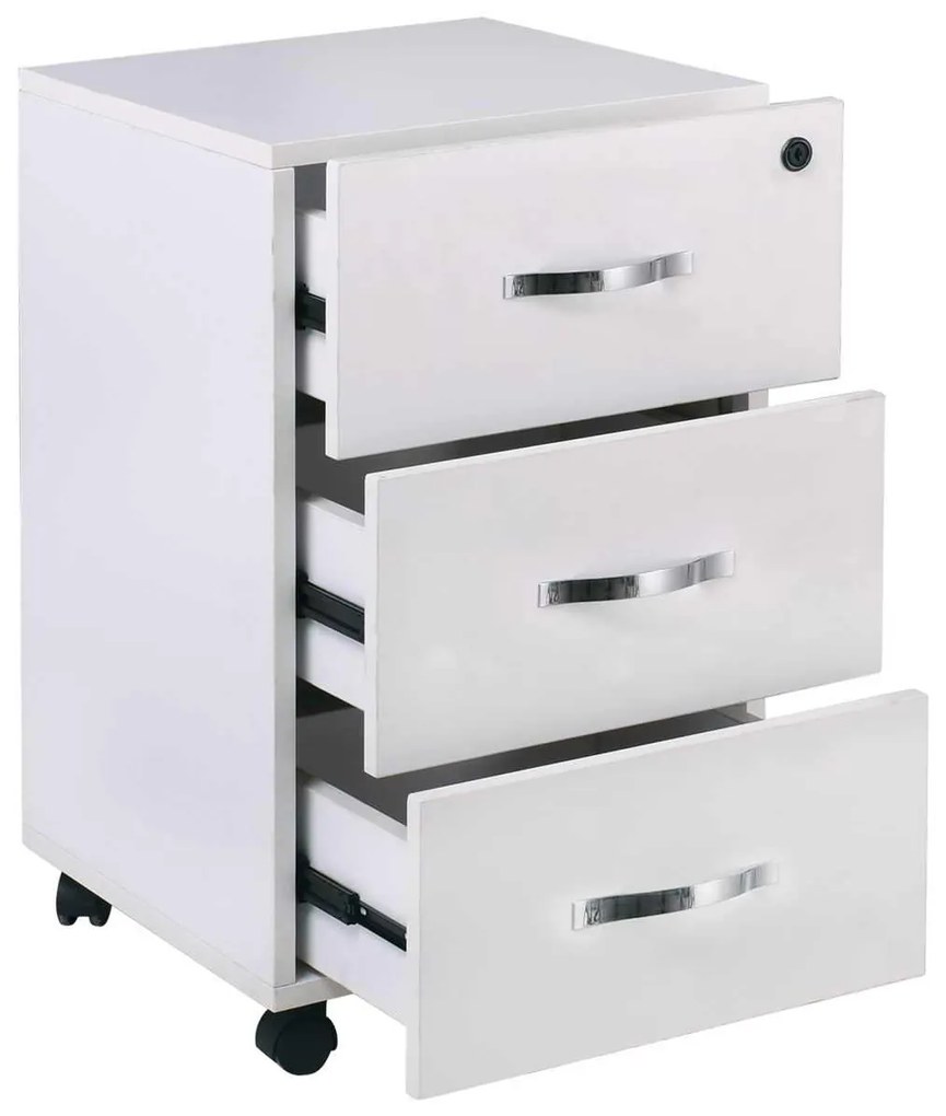 Συρταριέρα UNIT (3Σ) 38x42x63 Άσπρη