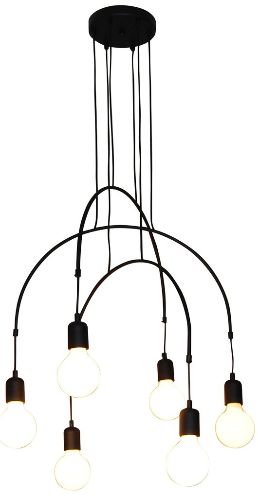 HL-3527-6 EVERDINA BLACK PENDANT