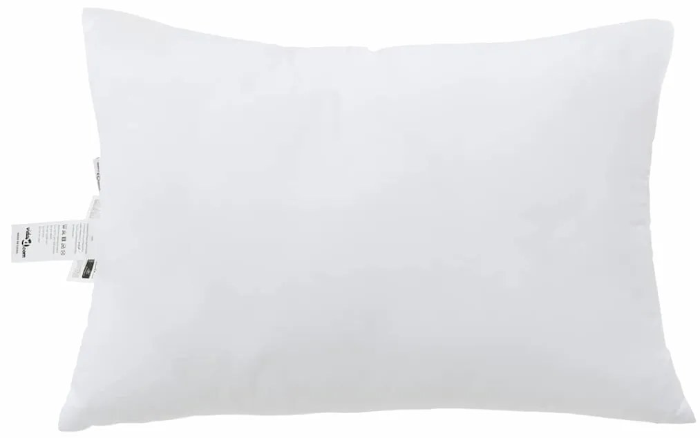 vidaXL Μαξιλάρι με μαξιλάρι 2 pcs Λευκό 61 x 41 x 20 εκ Πολυεστέρας