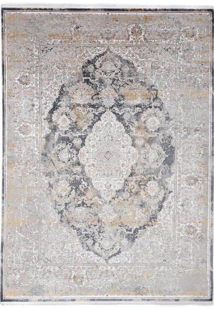 Χαλί Bamboo Silk 5991A Light Grey-Anthracite Royal Carpet 80X150cm