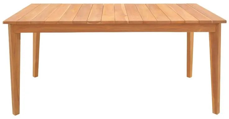 Τραπέζι κήπου Ory Ξύλο Teak σε Φυσικό χρώμα 160x80x75εκ. 160x80x75 εκ.