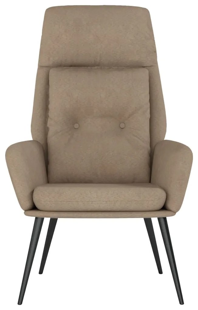 vidaXL Πολυθρόνα Relax Taupe από Συνθετικό Καστόρι