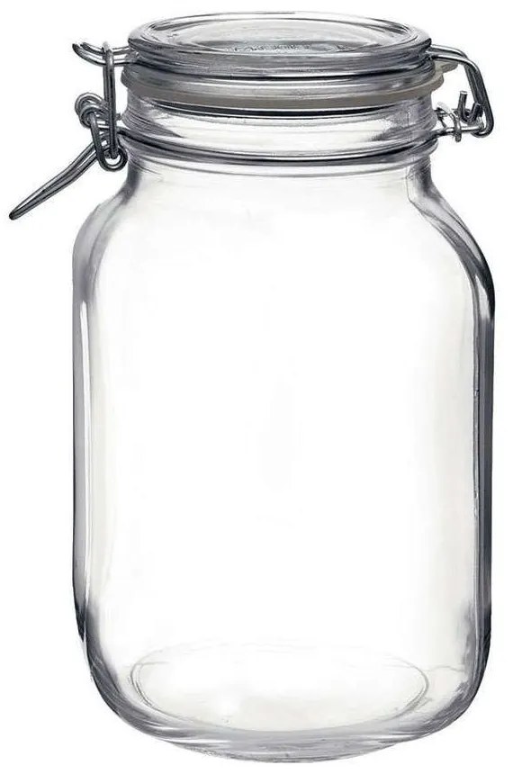 Βάζο Αποθήκευσης Fido BR00600724 2000ml Clear Bormioli Rocco Glass