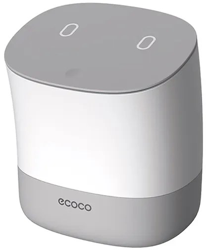 ECOCO μίνι κάδος απορριμμάτων E2241 με σακούλες, επιτραπέζιος, 1.5lt, λευκός