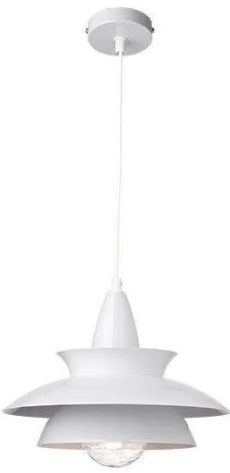 Κρεμαστό Φωτιστικό Οροφής Φ33ΧΗ128CM BROOKLYN ACA-KS07881PWH-Λευκό KS07881PWH